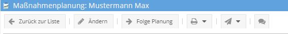 Maßnahmenplanung ändern